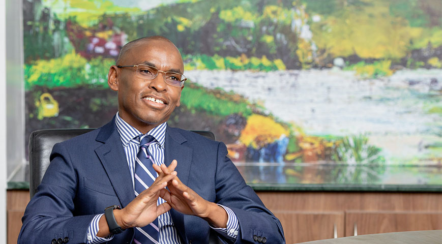 Safaricom CEO Peter Ndegwa